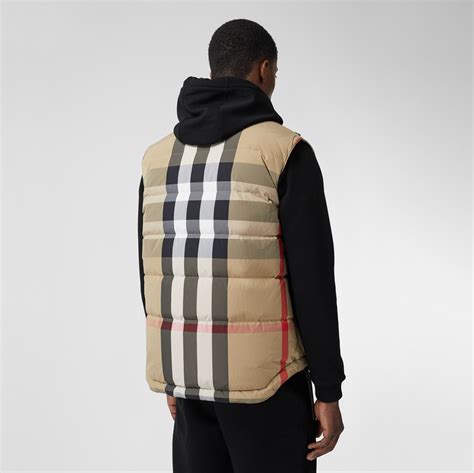 burberry 3177307874|Reversible Puffer Gilet in Archive beige .